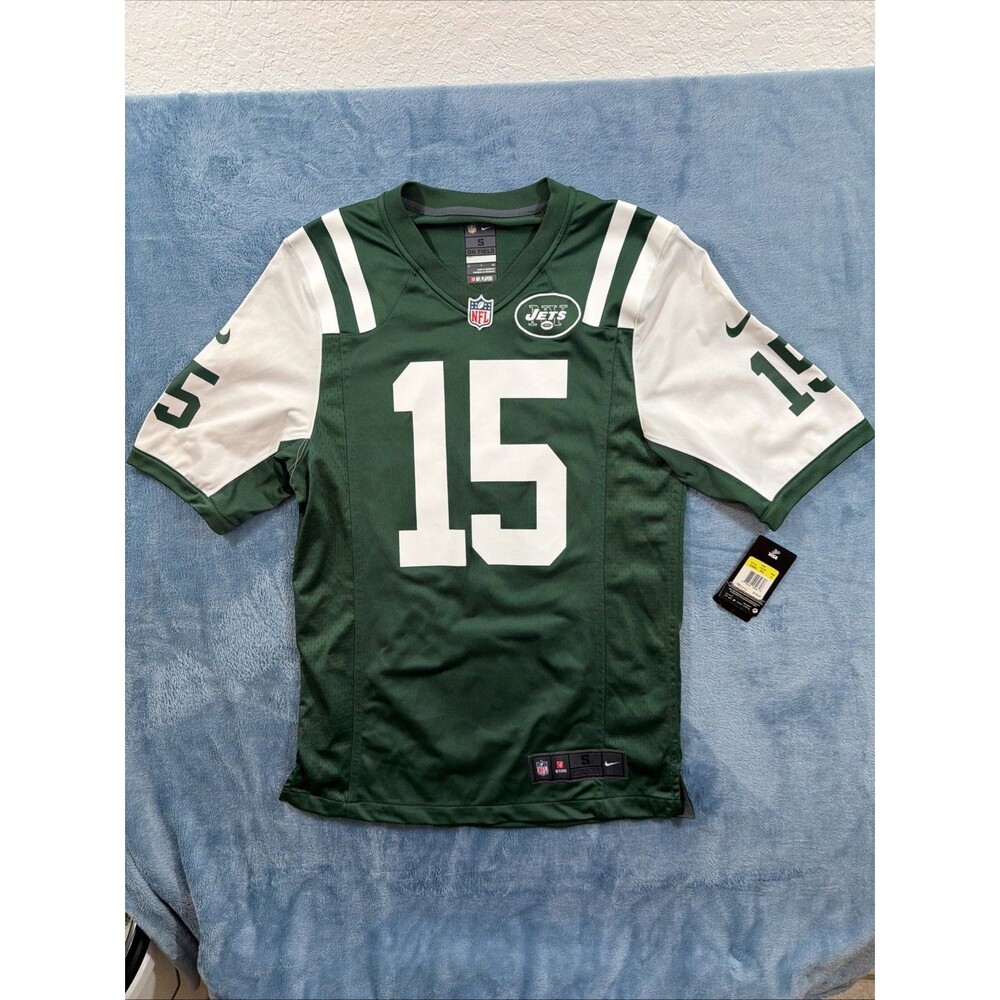 Nike NFL On Field Number 15 Marshall Green Men Jersey Size Small JETS JETS